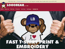 Tablet Screenshot of logobear.co.uk